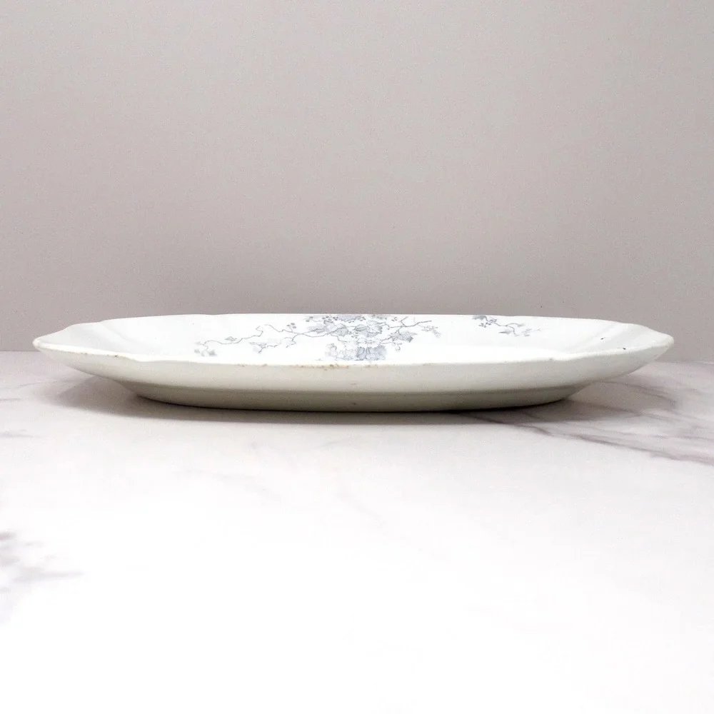 Antique Alfred Meakin Ironstone Transferware Platter / Underplate, Superior